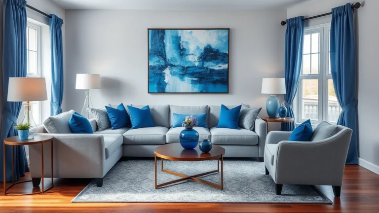 24 Blue and Gray Living Room Ideas That’ll Transform Your Space (You Won’t Believe #12!)