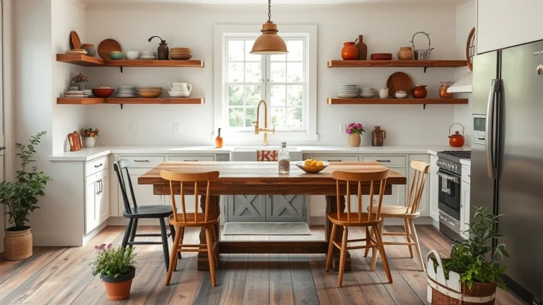 25 Farmhouse Kitchen Ideas to Add Rustic Charm in Modern Spaces