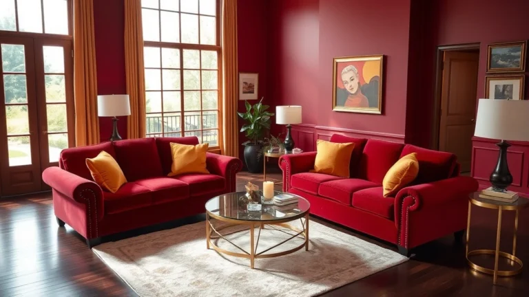 24 Burgundy Living Room Inspirations That Will Spark Your Creativity!